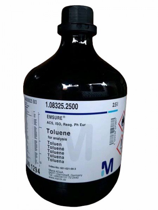 108325.2500	TOLUENE FOR ANALYSIS EMSURE ACS,ISO,REAG. PH EUR	2.5 L	 มีสต๊อกพร้อมส่ง